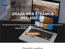 Tablet Screenshot of izrada-weba.com